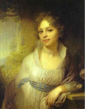 弗拉基米爾 波羅維科夫斯基 Portrait of M. I. Lopukhina 弗拉基米爾 波羅維科夫斯基 Portrait of M. I. Lopukhina